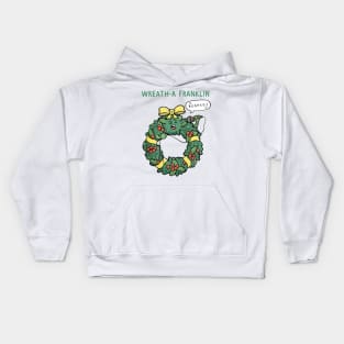 Wreath-a Franklin Kids Hoodie